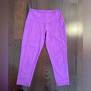 Zella High Waist Cropped Pocket Leggings